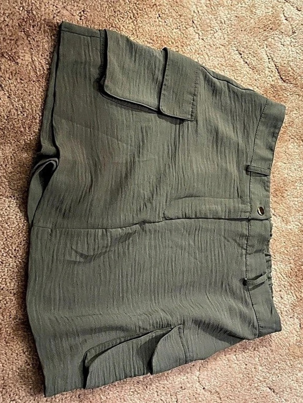 LANDRY High Waist Skort in Green Size Large